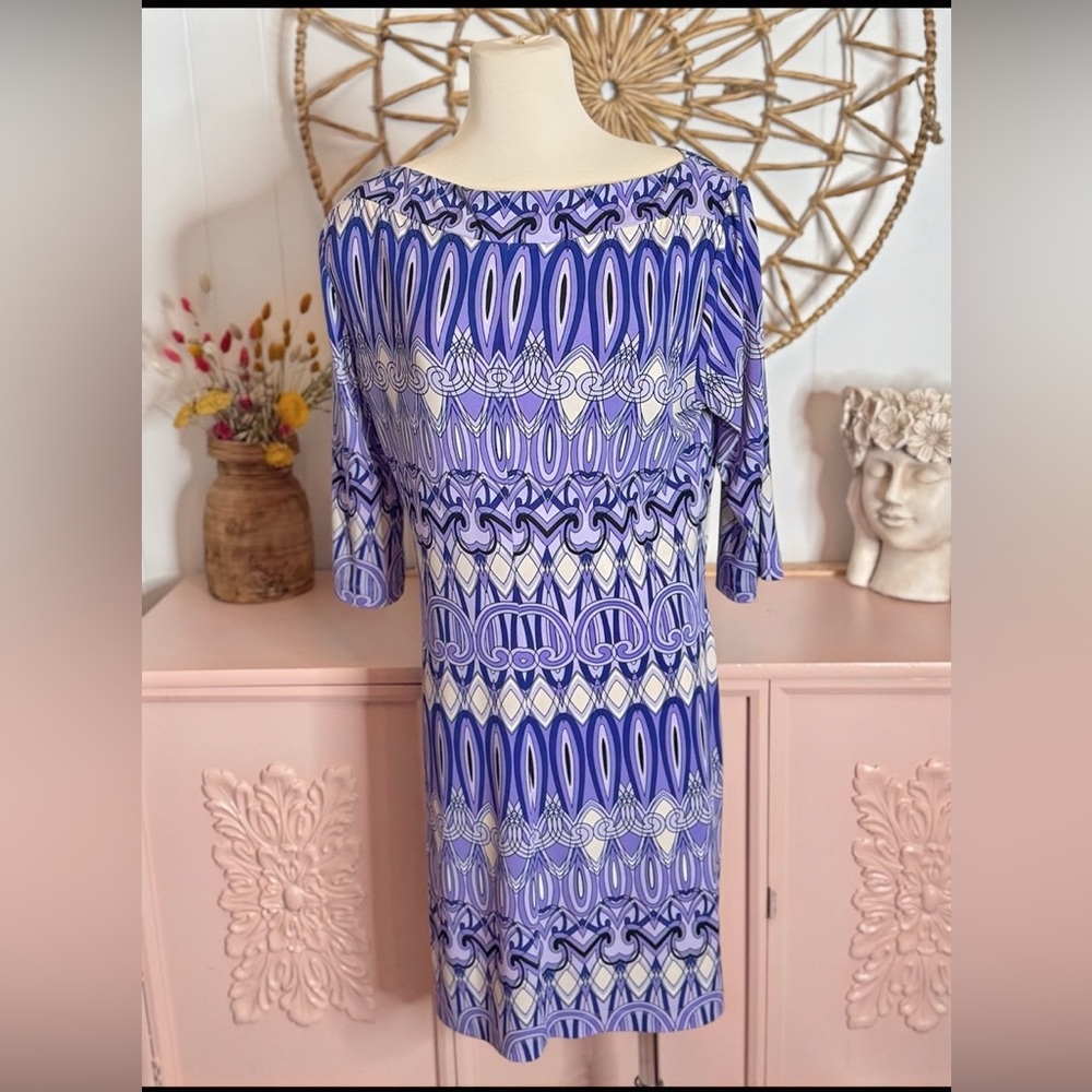 Donna Morgan Purple Sheath Dress sizeβ 14